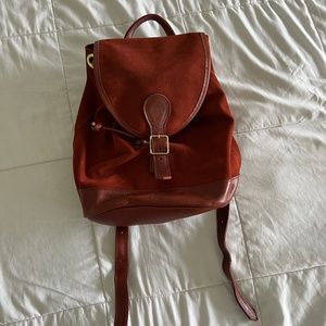 Brand new Leather Suede Backpack
